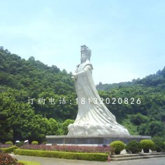 媽祖石雕，漢白玉神仙石雕