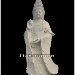 觀音菩薩石雕，大型觀音菩薩雕塑