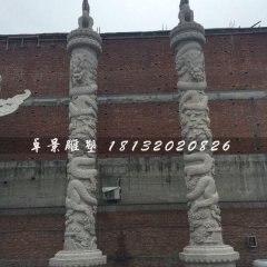 華表，龍柱，廣場(chǎng)石雕柱子