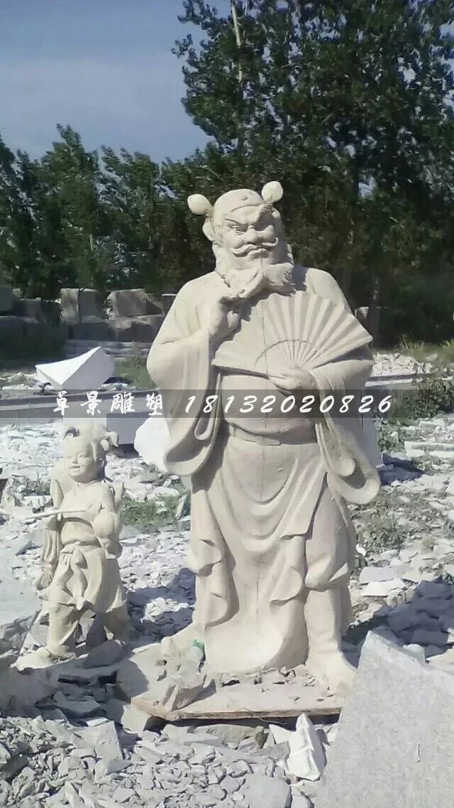 大理石鐘馗雕塑