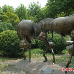 螞蟻銅雕，公園螞蟻雕塑，景觀銅雕
