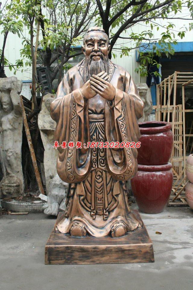 孔子銅雕,孔子雕塑