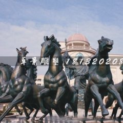 阿波羅戰(zhàn)車銅雕，廣場(chǎng)景觀雕塑