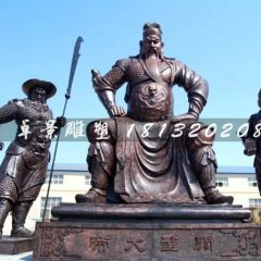 關(guān)公銅雕，古代人物銅雕