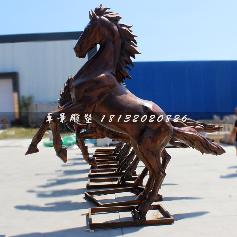 銅雕馬,招財馬銅雕