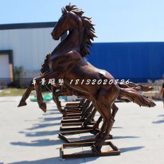 銅雕馬，招財馬銅雕