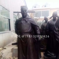 文天祥銅雕，古代人物銅雕