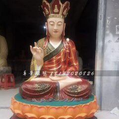 地藏王菩薩雕塑，玻璃鋼彩繪佛像雕塑