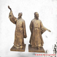 詩仙李白雕塑，玻璃鋼人物雕塑
