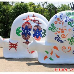 彩繪蝸牛雕塑，玻璃鋼動物雕塑