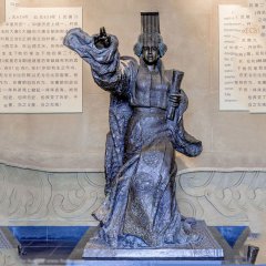 武則天雕塑，玻璃鋼古代人物雕塑