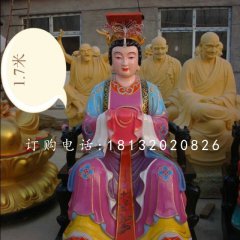 王母娘娘雕塑，玻璃鋼彩繪神仙