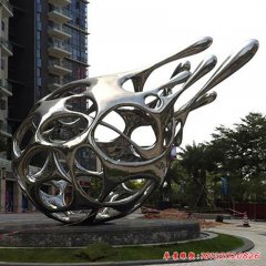 廣場(chǎng)火龍果不銹鋼雕塑