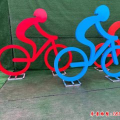 騎車(chē)體育人物不銹鋼