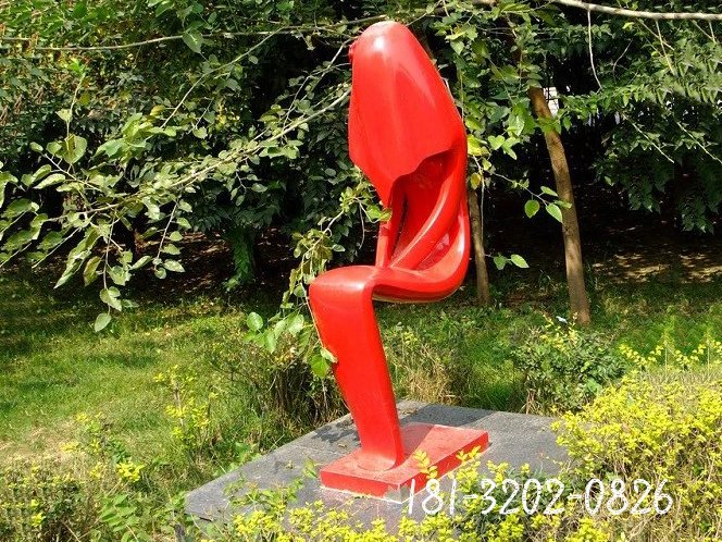 不銹鋼抽象人物，公園不銹鋼雕塑[1]