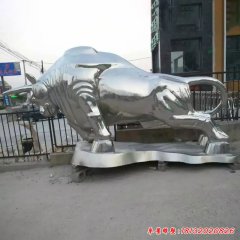 動(dòng)物不銹鋼雕塑 不銹鋼雕塑牛