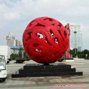 不銹鋼球城市雕塑