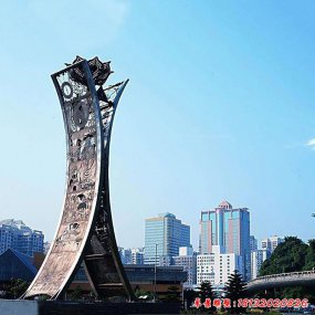 城市廣場不銹鋼雕塑