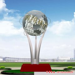企業(yè)標志不銹鋼雕塑