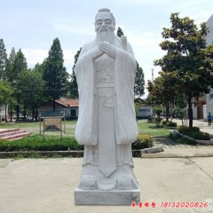 孔子故居的石雕