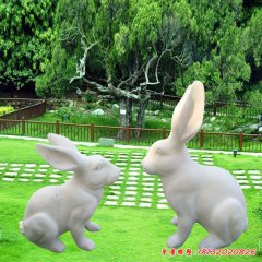 兔動物石雕