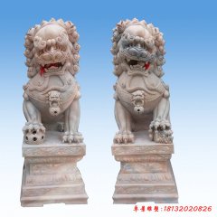 門(mén)獅子石雕