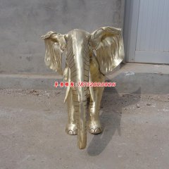 銅雕大象 動(dòng)物銅雕塑