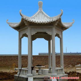 大理石雕涼亭