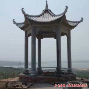 景觀石涼亭