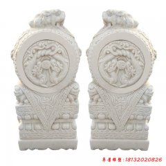 鎮(zhèn)宅門墩石獸