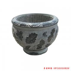 石浮雕水缸