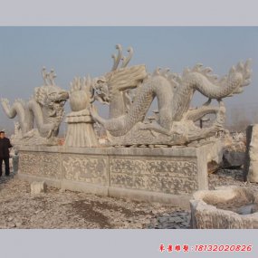 石浮雕雙龍