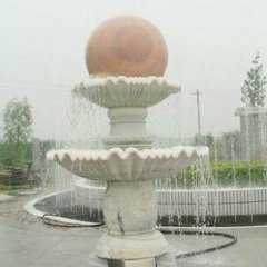 公園跌水雕塑