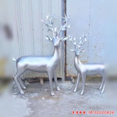 不銹鋼動物抽象雕塑